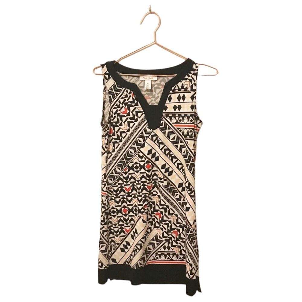 White House Black Market sleeveless multi color dress size XS